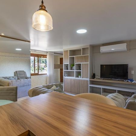 Rosa Edificio Solar Da Encosta Apartment Gramado Ngoại thất bức ảnh