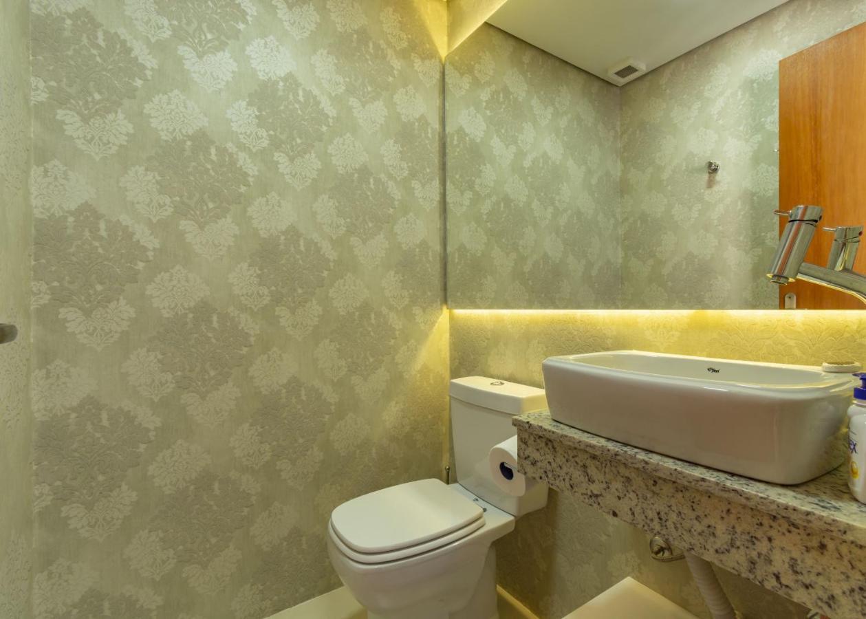 Rosa Edificio Solar Da Encosta Apartment Gramado Ngoại thất bức ảnh